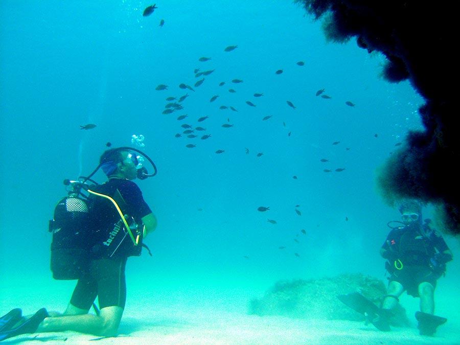 Bautizo de buceo Formentera.